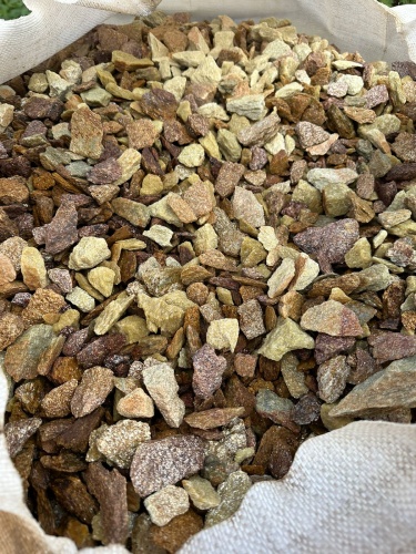 Златолит персиковый декоративная каменная крошка купить в Котельниках