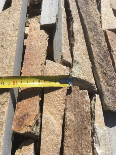 Горбушка златолит золотистый для облицовки купить в Котельниках