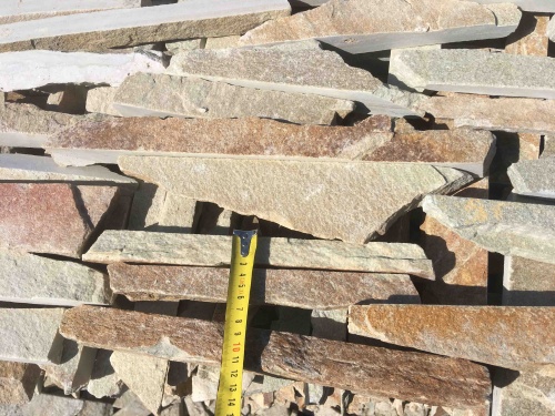 Горбушка златолит золотистый для облицовки купить в Котельниках