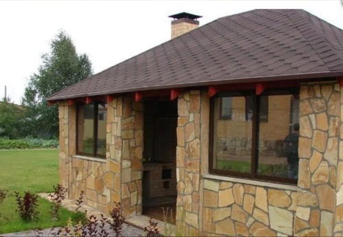 Плитняк златолит жёлтый для фасада 1,5-3 см купить в Котельниках