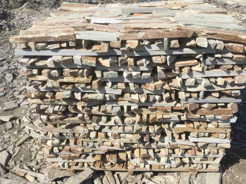 Горбушка златолит золотистый для облицовки купить в Котельниках