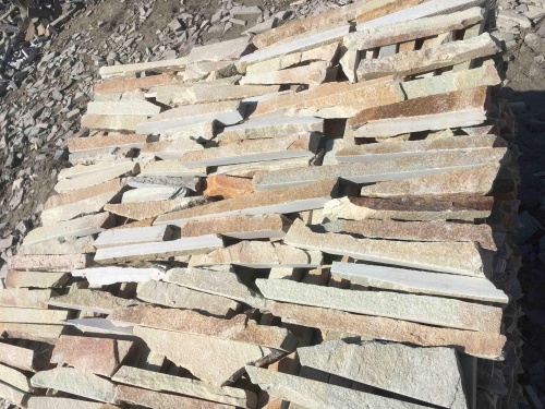 Горбушка златолит золотистый для облицовки купить в Котельниках