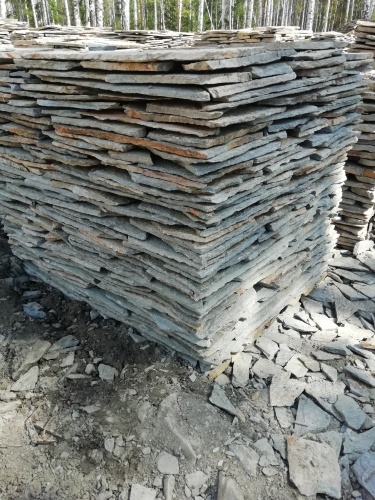 Плитняк златолит Уральский для цоколя, отмостки купить в Котельниках