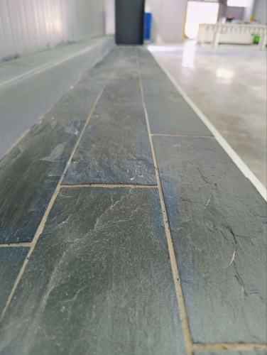 Плитка чёрная из натурального камня фасадная 30 см * 5 см, толщина 7 мм -30 мм купить в Котельниках